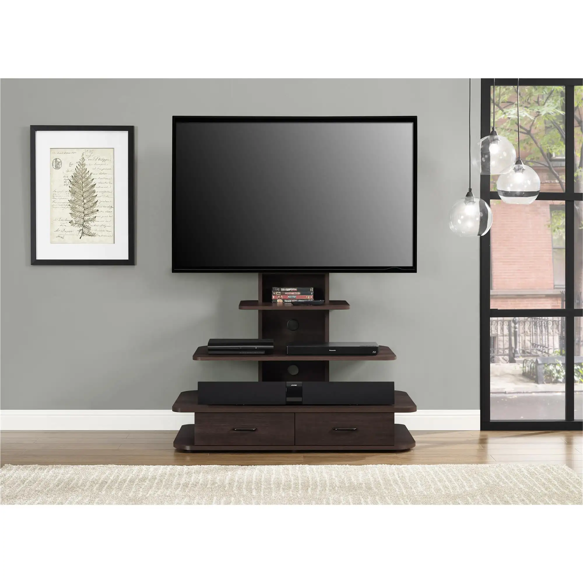 

LISM Transitional TV Stand for TVs up to 55", Multiple Colors