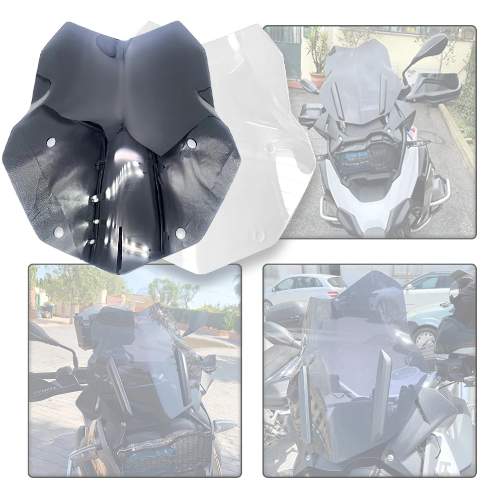 

R1200GS R1250GS Windscreen Motorcycle ABS Windshield Wind Shield Screen Deflector For BMW R 1200GS 1200 1250 GS ADV Adventure