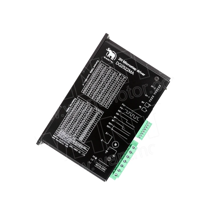 

Цифровой Драйвер шагового двигателя Wantai DQ2522MA 110-220V 5.0A 300 Microsteps CNC, Лазерная мельница, драйвер шагового двигателя