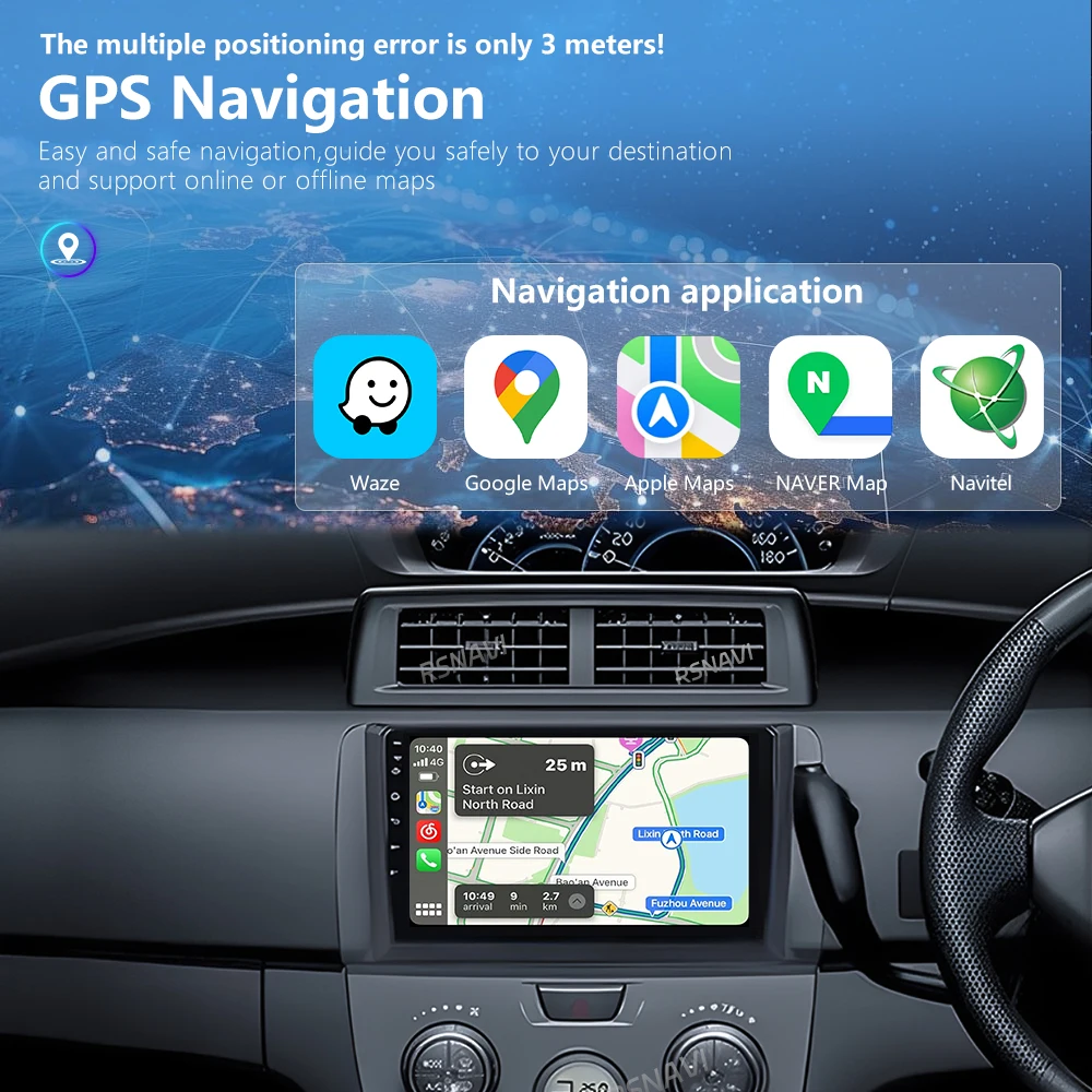 Фото Android 15 Carplay Auto 2K экран автомобильный радиоприемник мультимедийный плеер для Toyota BB 2 2005-2016 авторадио GPS стерео 2Din головное устройство 4G №4