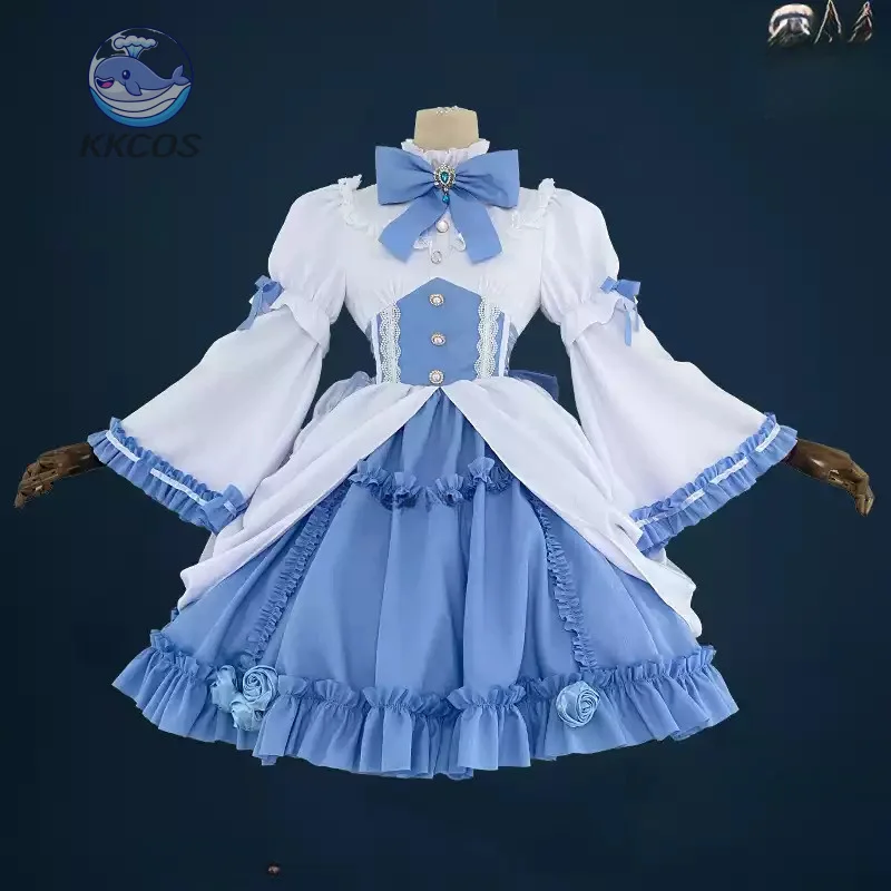 Фото Re:ZERO - Начало жизни в другом мире Rem Косплей Костюм Хэллоуин Карнавал Вечеринка Рождественская игра Ролевая одежда Одежда KKCos №3