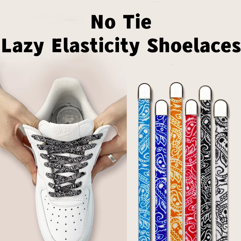 Quick Safety Flat Shoelace Kids Adult Lazy Lace