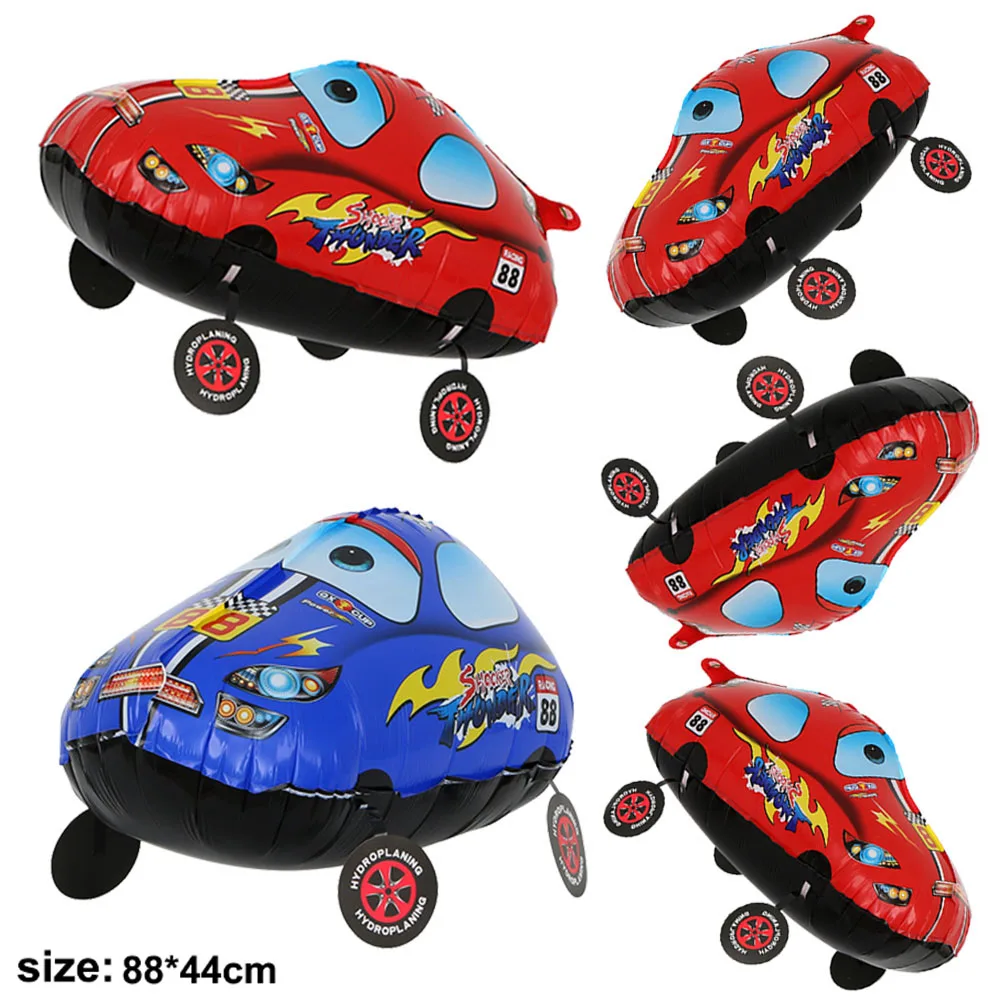 

5 шт., фольгированные воздушные шары в виде автомобиля