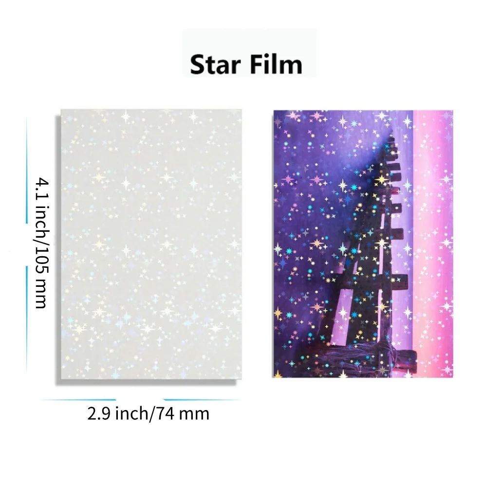 

Холодная ламинирующая пленка OEING 50 листов прозрачная 4,1x2,9 дюйма