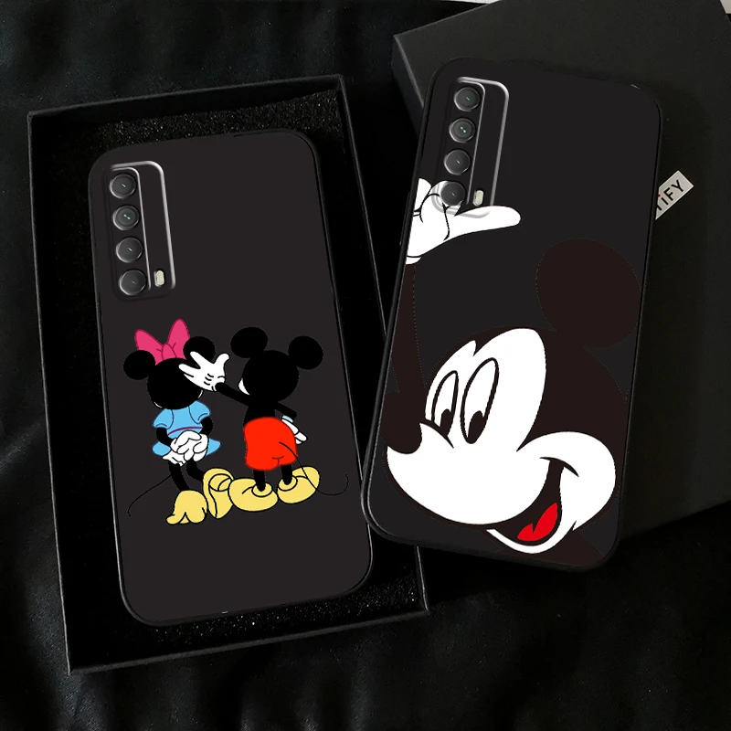

Disney Mickey Mouse Cartoon Phone Case For Huawei P Smart Z 2019 2021 P20 P20 Lite Pro P30 Lite Pro P40 P40 Lite 5G Carcasa