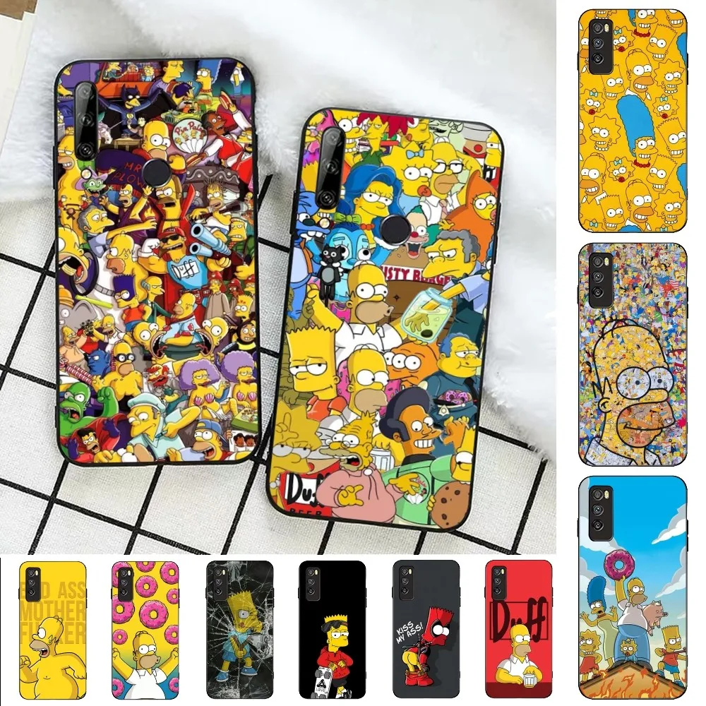 

Cartoon Homers-S-Simpsons Phone Case For Huawei Honor 10 lite 9 20 7A pro 9X pro 30 pro 50 pro 60 pro 70 pro plus