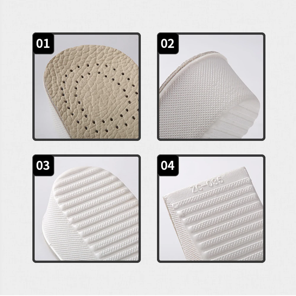 Invisible Height Increase Insoles for Men Women Shoes Heel Inserts Lifting Heightening Half Insoles for Feet Taller Shoe Pads