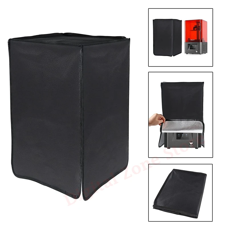 9.5 x 9.5 x 16 inch 3D Printer Enclosure Blackout Cover Protect from Sunlight, Dust for Elegoo Mars//Photon 241 x 241x 406 mm