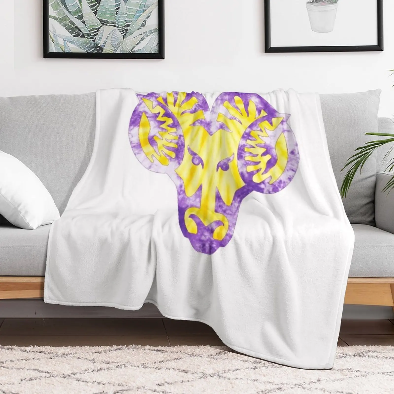 Одеяло tie dye wcu ram одеяло для Хэллоуина одеяла кровати