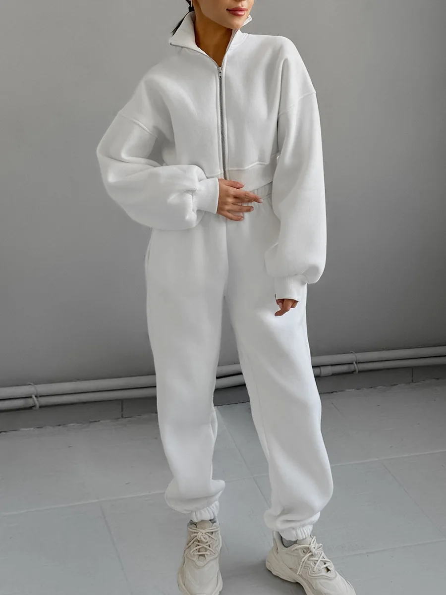 Осенняя мода 2024 универсальная флисовая толстовка с длинными рукавами и