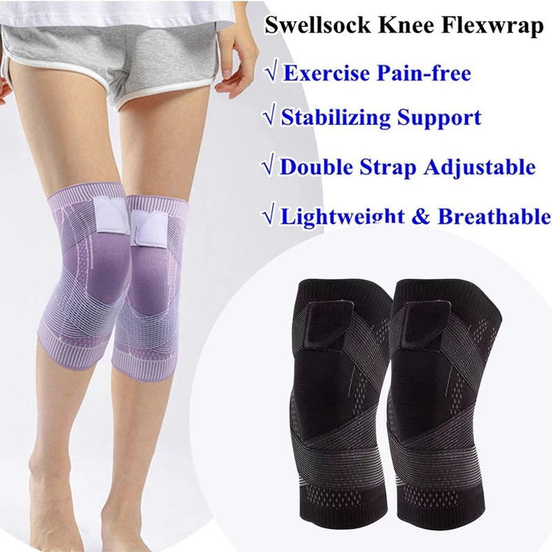 2 шт. спортивные наколенники унисекс защитные для мениска компрессионный рукав