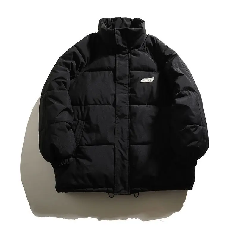 Autumn and Winter Clothes 2023 Down Cotton Jacket Women Stand Collar Cotton Jackets Korean Version Thickened Coats Female