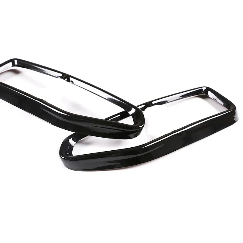 

Подходит для BMW 7 серии G11 G12 2019 2020, 1 пара, черный автомобильный наконечник глушителя