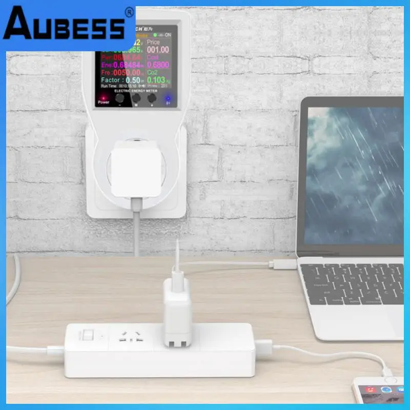 

Цифровой ваттметр, измеритель мощности 3680 Вт, электрическая розетка с дистанционным управлением, переменный ток в, электрическая розетка с ...