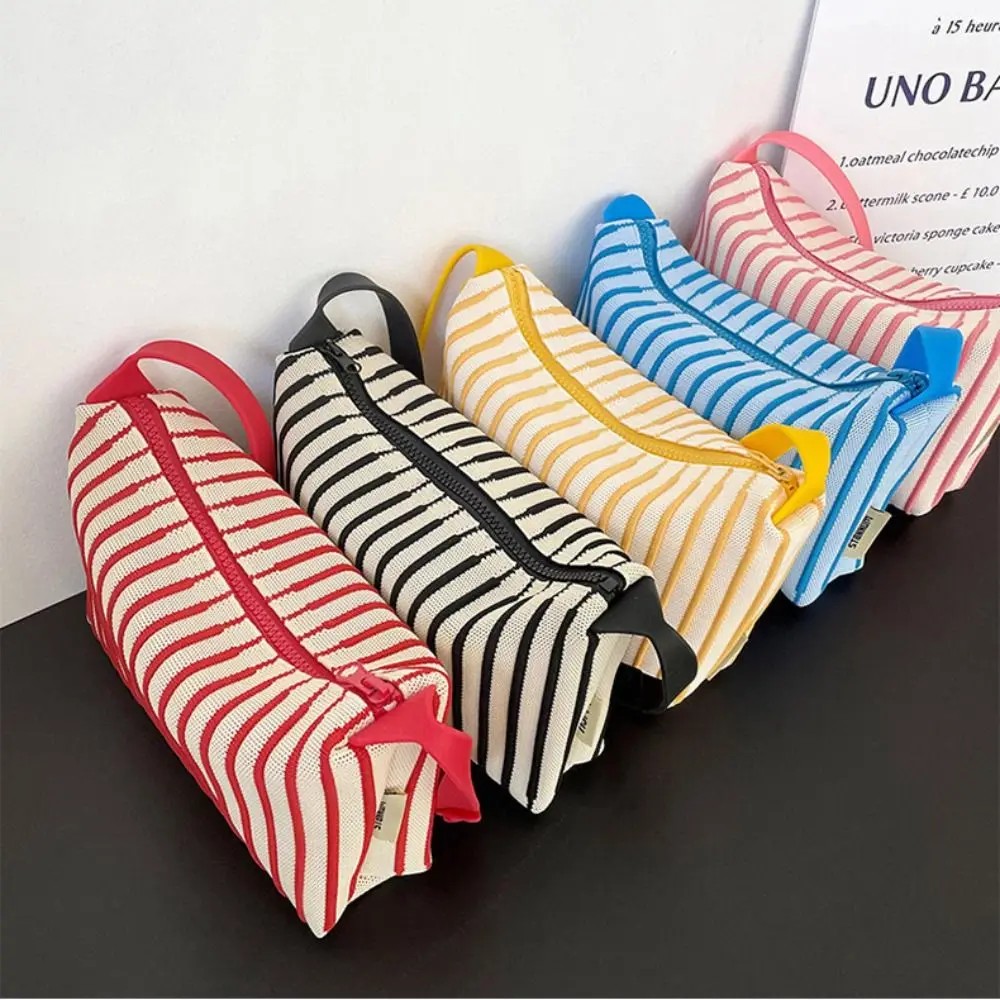 

Mini Women Mobile Phone Bag Striped Messenger Bag Knitted Crossbody Bag Woven Bag