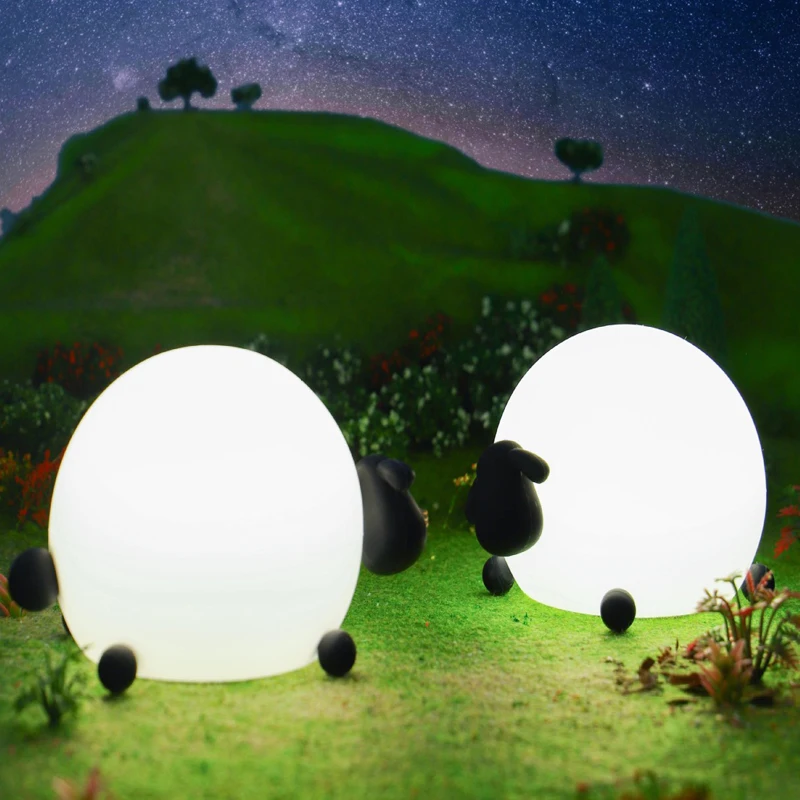 

Ночник в виде милой ягненки, настольное украшение для спальни, детский ночник, светильник для ухода за ребенком, подарок на день ребенка, для подруги, милый Декор