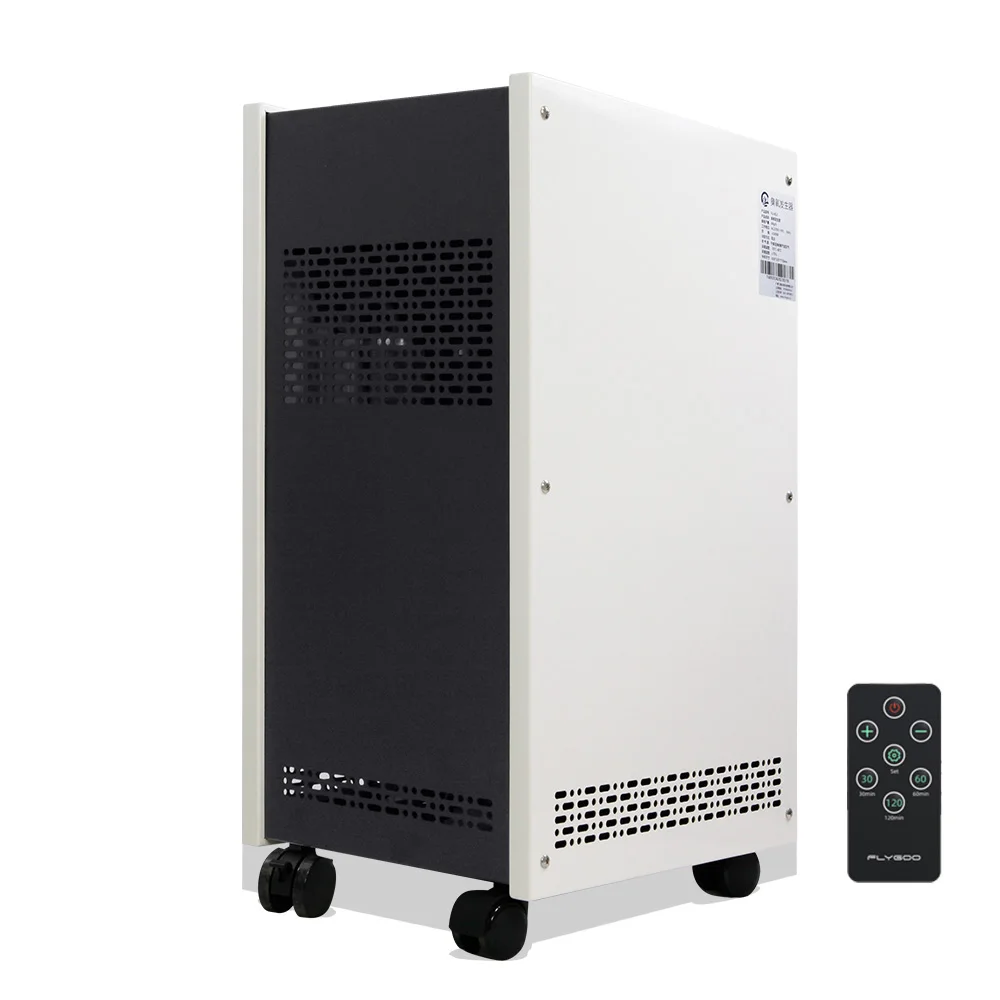 Фото Портативный мобильный очиститель воздуха Flygoo 60G/Hr O3 с генератором отрицательных ионов и озона для использования в автодомах, автомобилях, гаражах и на открытом воздухе №1