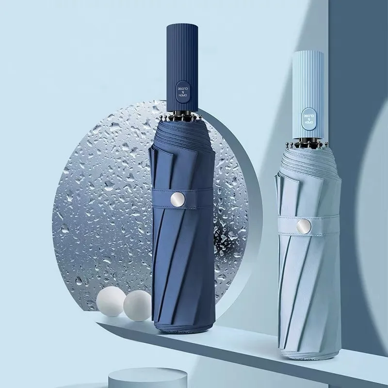 

2022 For Xiaomi Automatic Umbrella UV Black Glue Sunshade Men Women 10 Umbrella Bones Glue Sunscreen Anti-ultraviolet Sun