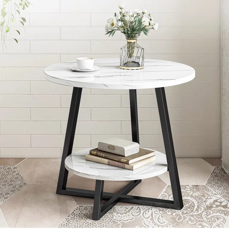 

Round Designer Coffee Table Free Shipping Luxury Hardcover Minimalist Side Table Aesthetic Corner Couchtisch Home Accessories