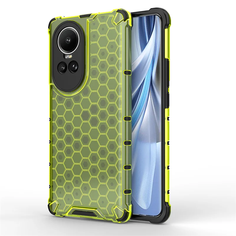 Для OPPO Reno 10 5G чехол Роскошная Противоударная армированная гибридная жесткая