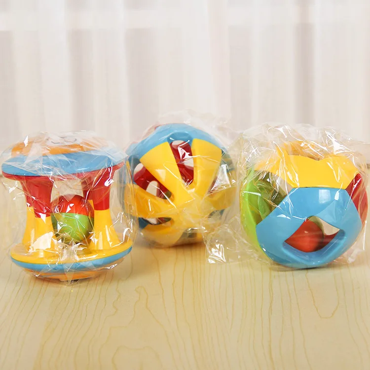 

Infant and Toddler Hand Grabbing Ball Rattle Sounding Toy