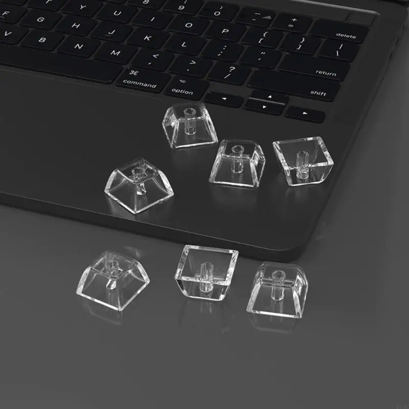 F19C 20Keys XDA 1U 1x Прозрачные хрустальные пустые клавиши для MX Switches Give Keyboard Подарок