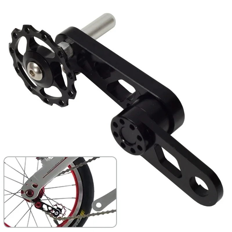 

Натяжитель велосипедной цепи, односкоростная направляющая цепи для складного велосипеда, предотвращает выпадение цепи, велосипедные аксе...