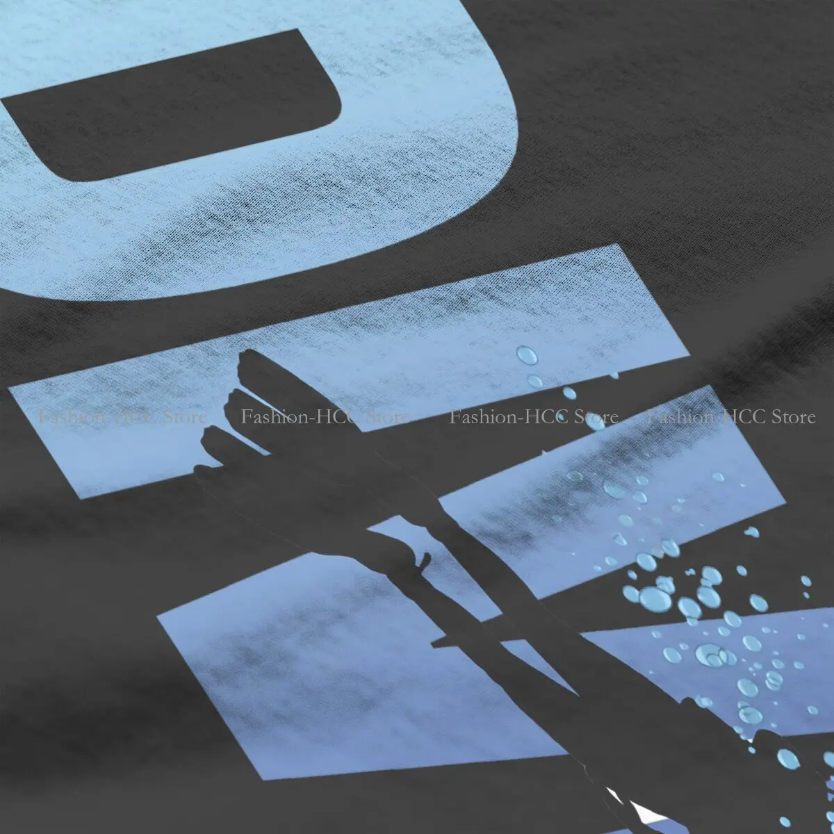 Уникальная футболка из полиэстера с глубоким синим морем для дайвинга