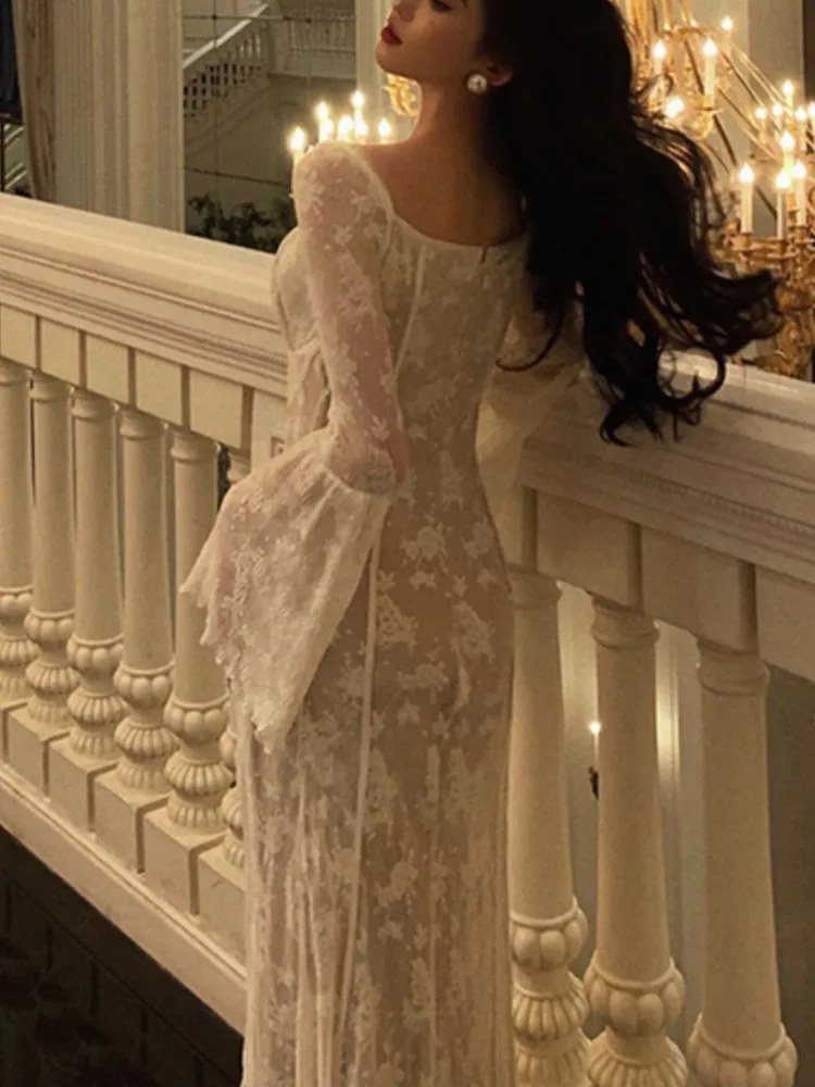 Женское облегающее платье с юбкой годе