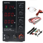 Регулируемый лабораторный импульсный источник питания постоянного тока NPS306W3010W605W1203W30V60V120V 3A5A6A10A, 0,1 V0.01A0,01 W + DC разъем
