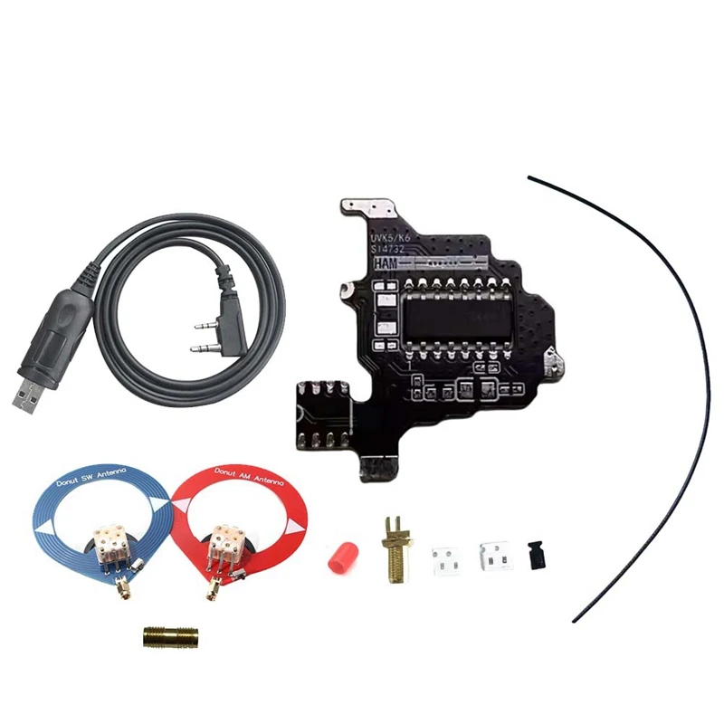 Для Quansheng K5/K6 SI4732 модификационный модуль + 2 антенны Xdonut USB Программируемый кабель