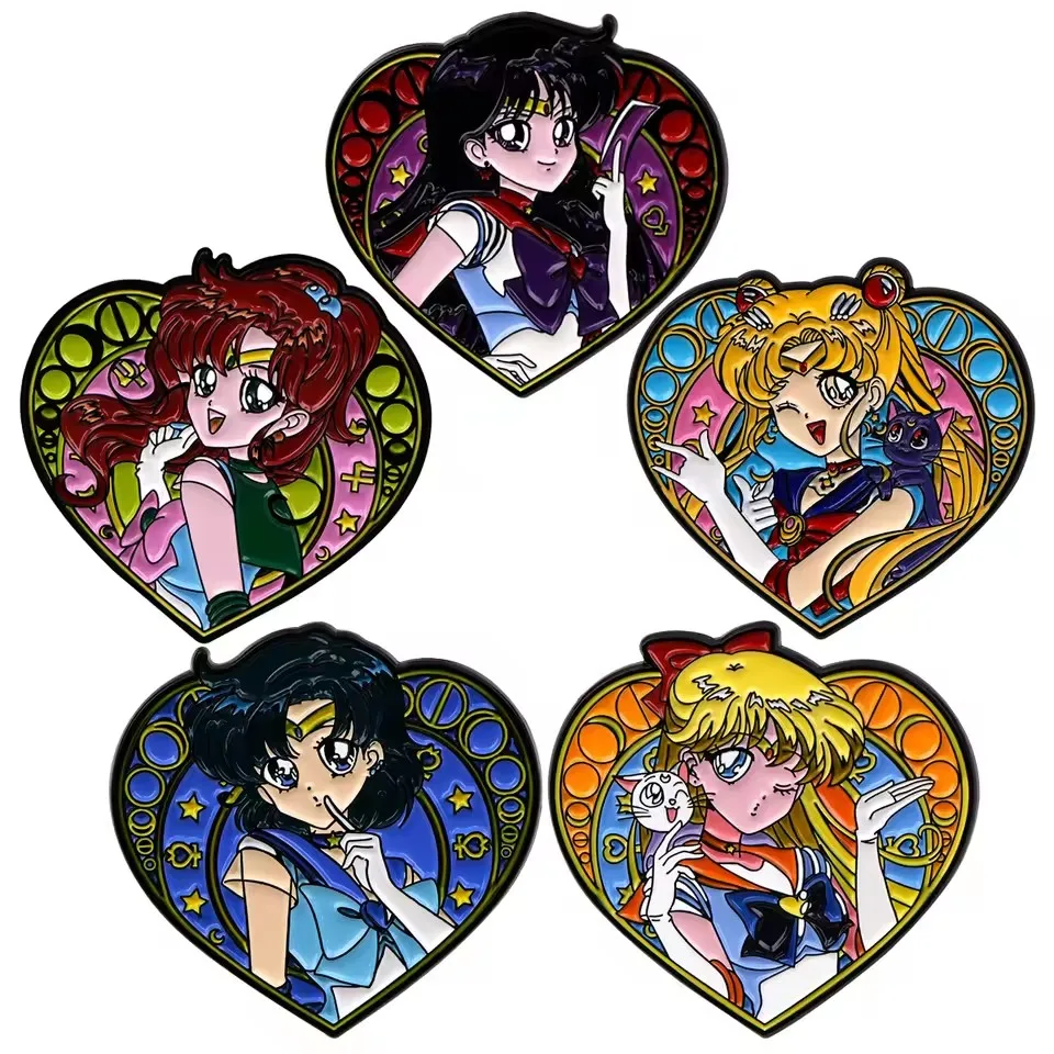 Эмалированная булавка Сейлор Мун Усаги Цукино Bandai