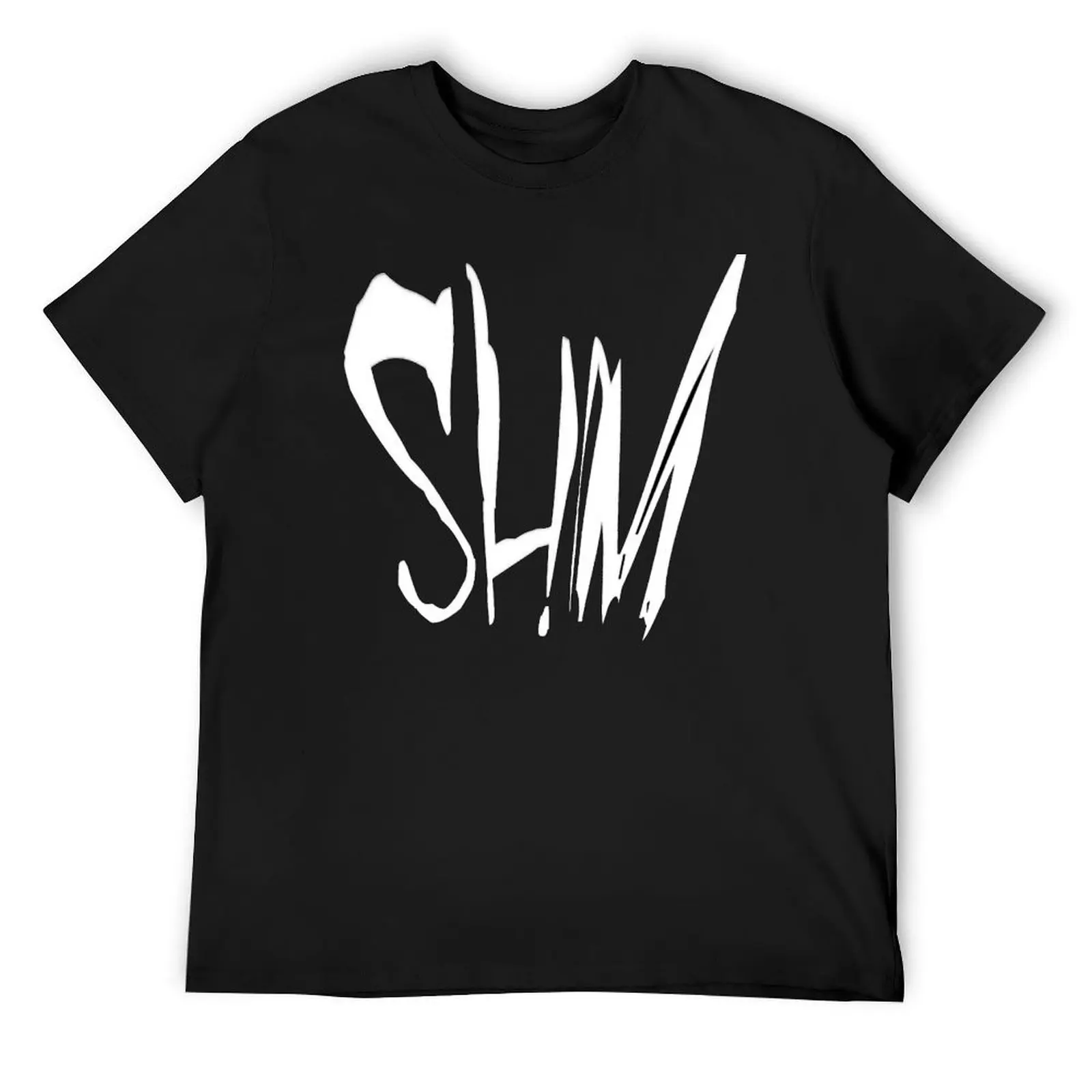 Футболка с простым логотипом Shm для любителей спорта футболка большого размера