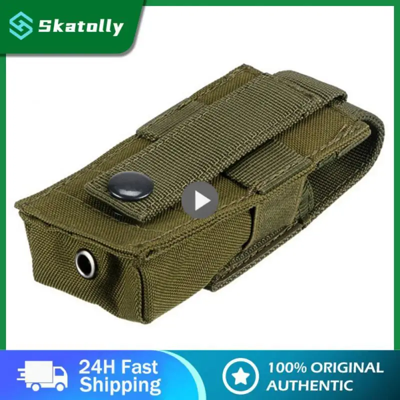 

Flashlight Bag Molle Accessory Bag Pocket Flashlight Pouch Military Single Pistol Mag Bag Tactical Molle M5 Light Holster Bag