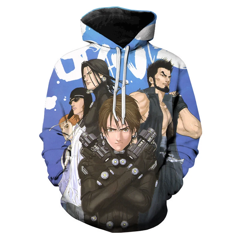 

Cool Newest Hot Anime 3D Movie Gantz 3D Printed Hoodie Unisex Fashion Cool Long Sleeve Funny Plus Size Hoodie Oversized
