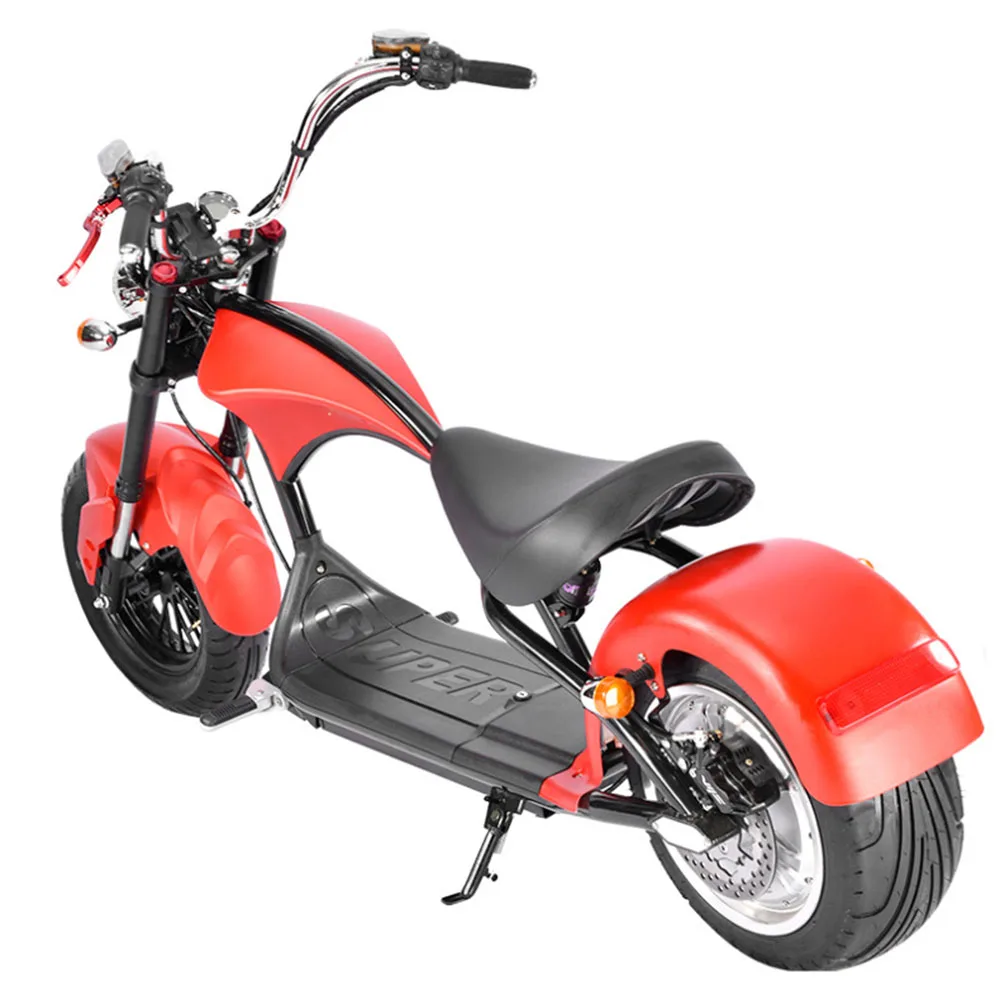 

New Vintage Crown Prince Scooter Pedal Two Wheel Electric Motorcycle Balance Car Adult Small Wide Tire Road Recreational Vehicle