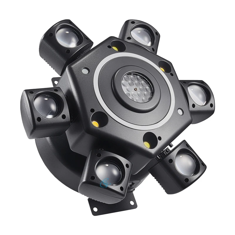 

DJ-оборудование, 100 Вт, шесть рычагов, светодиодный светильник с подвижной головкой, вечерние диско-шар, эффект стробоскопической лампы, управление DMX512 для клубной сцены