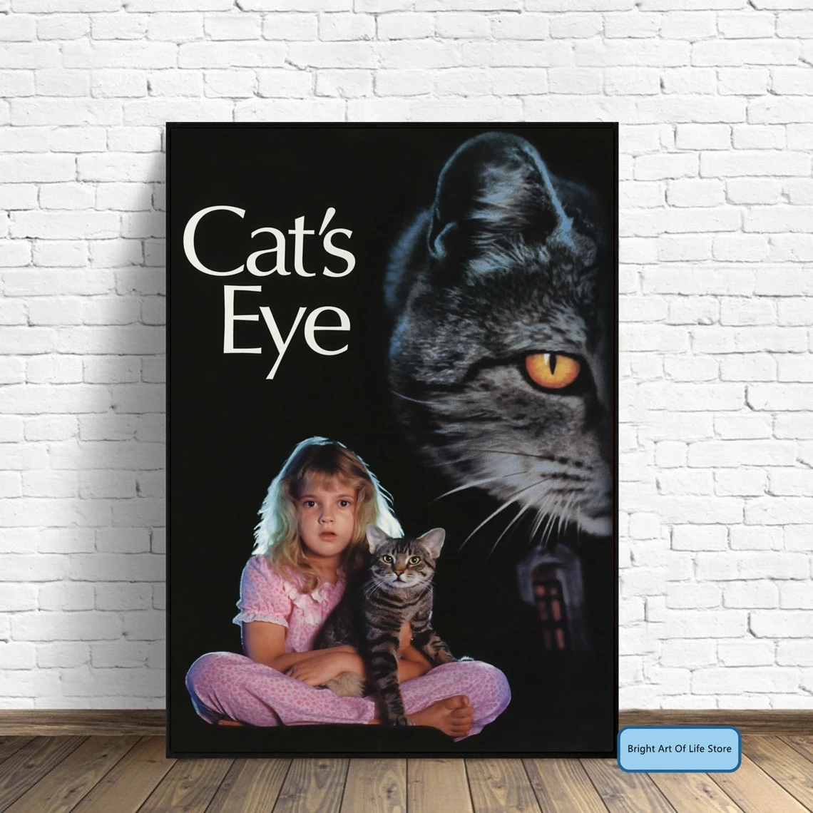 

Чехол для плаката из фильма «кошачий глаз» (1985), фотопечать на холсте, настенное искусство, домашний декор (без рамки)