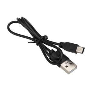Portable Black USB 2.0 Short Male to Mini 5 Pins Data Cable Cord Adapter D5QC