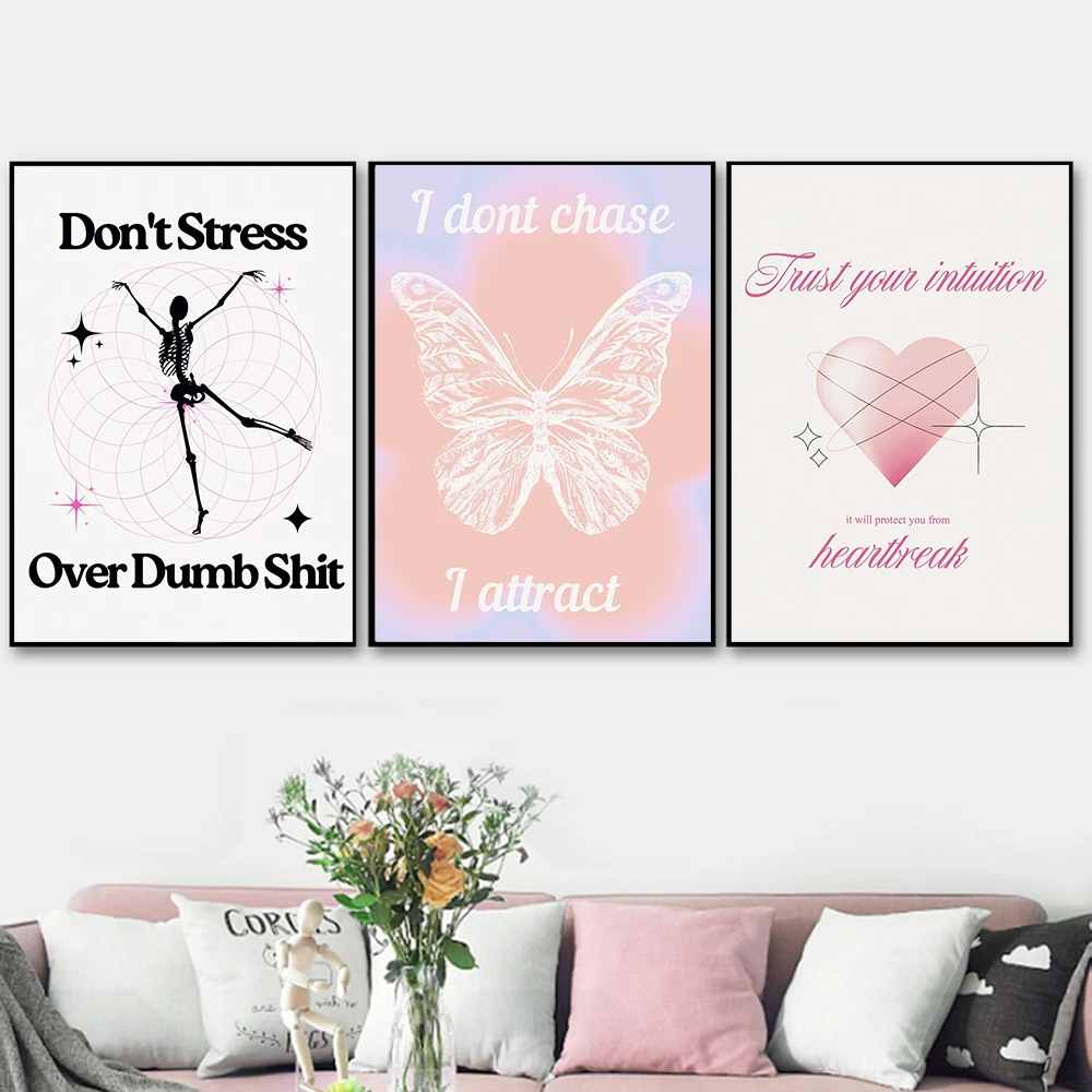 Винтажный открытый градиентный художественный плакат и принты закон