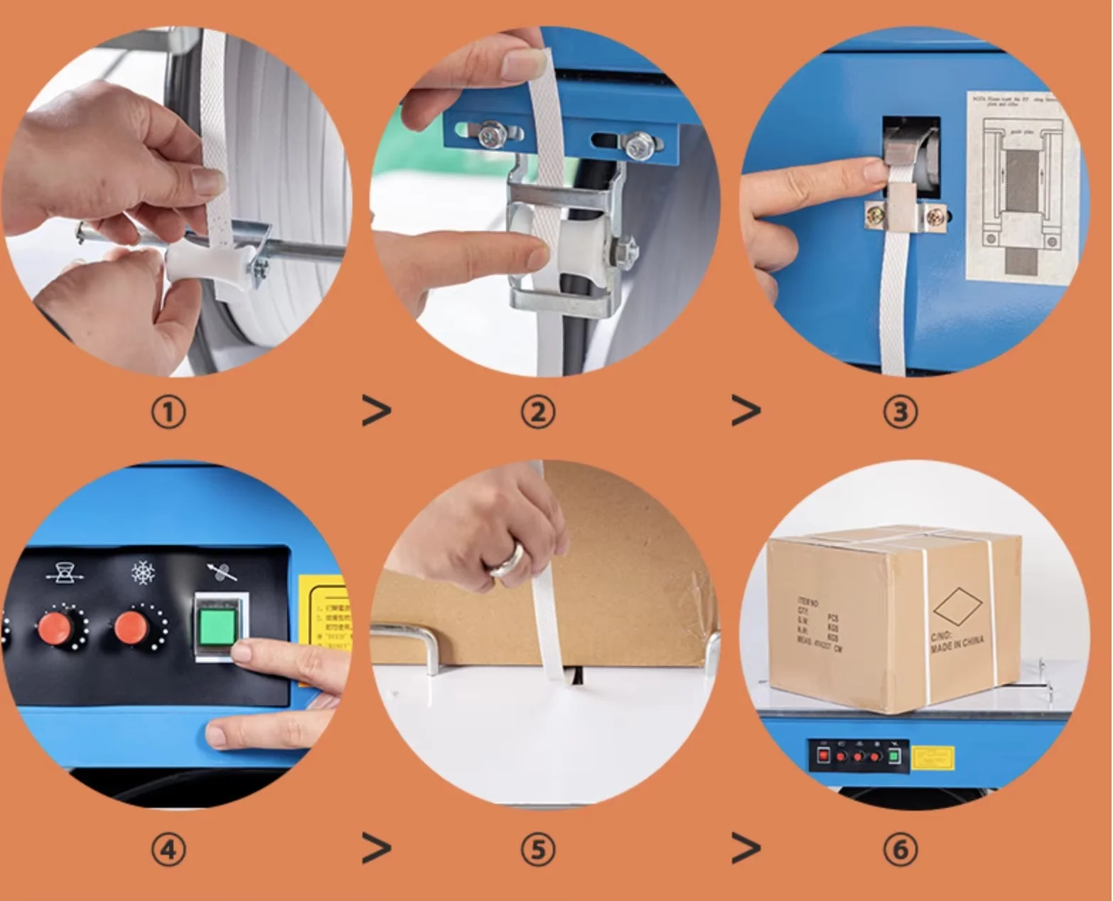 Картонная коробка Автоматический пресс-подборщик с двойным двигателем