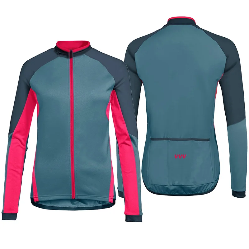 

Модная женская длинная велосипедная куртка из Джерси, велосипедные длинные топы для горных велосипедов, рубашка для горнолыжного спорта, у...