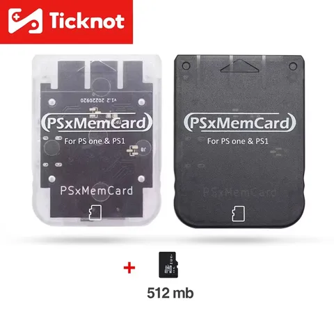 TicKnot PSxMemCard карта памяти для PlayStation PS1