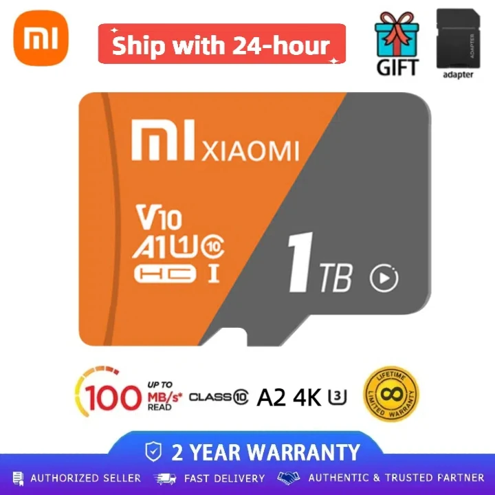 Карта памяти Xiaomi 2 ТБ EVO Plus 64 ГБ/128 ГБ/256 ГБ/512 ГБ