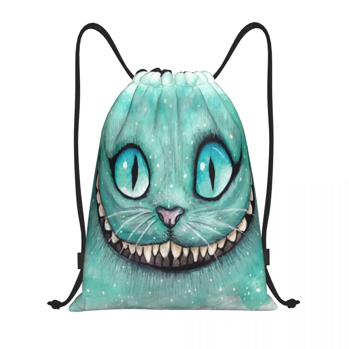Забавная сумка на шнурке с изображением Чеширского кота для мужчин и женщин