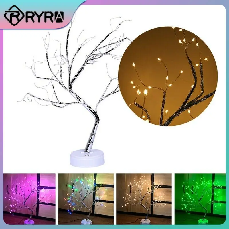 

36/108LED Birch Tree Light Muilti-color Battery Operated Tabletop Table Lamps Home Party Decor