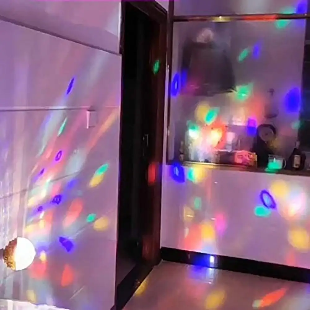 RGB светильник па, практичная огнестойкая, легкая в установке, энергосберегающая RGB-лампа, вращающаяся лампа для дома