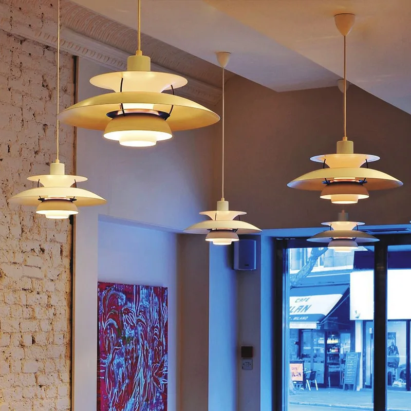 PH 5 подвесной светильник современный разноцветный для столовой бара E27
