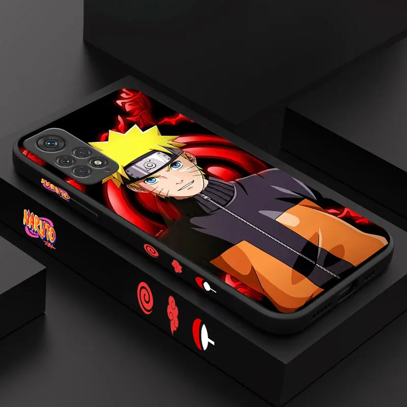 

Phone Case for Redmi Note 12 11 10 Pro 9S 9T 9 Pro Liquid Silicone Soft Shockproof Full Cover Kakashi-Naruto