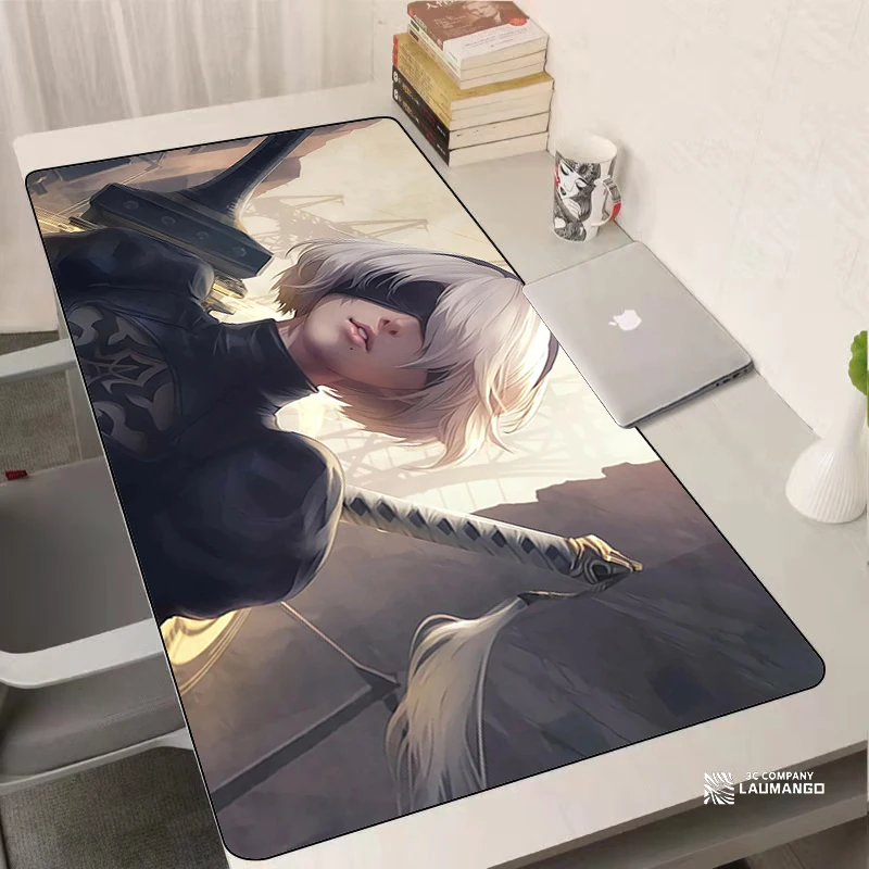 

Большой коврик для мыши, Настольный коврик с нониусом Xxl, аксессуары для игрового ПК, коврики для Геймерской клавиатуры, компьютерных столов...